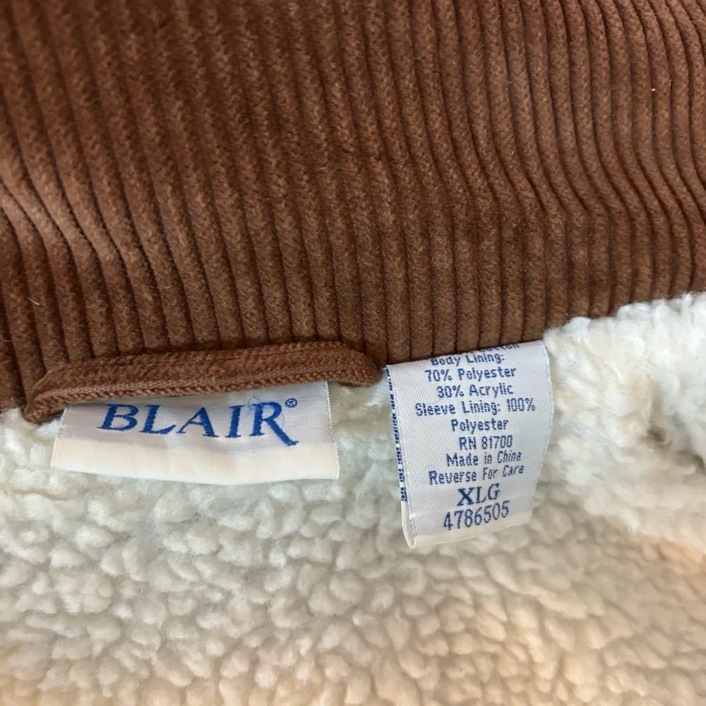 Blair Corduroy Jacket Coat with Sherpa Lining